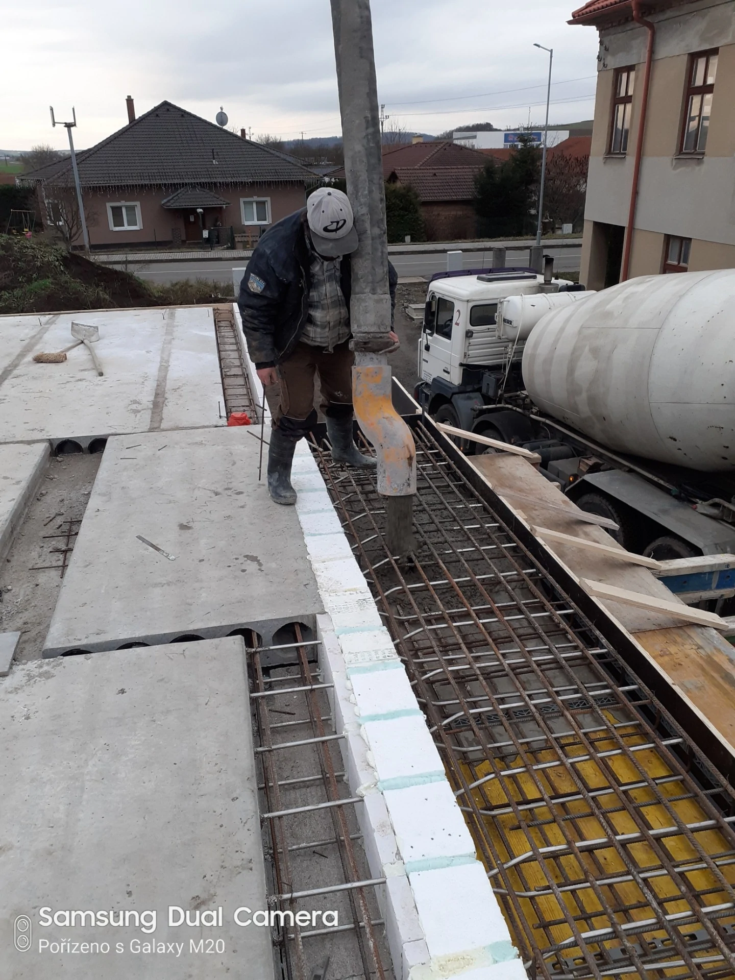 Betonáž stropní konstrukce